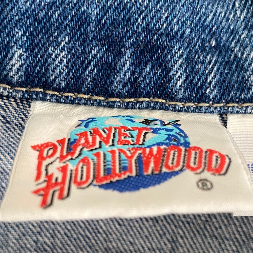Planet Hollywood Men’s Vintage Blue Denim Jacket from 1998 - Picture 7 of 9